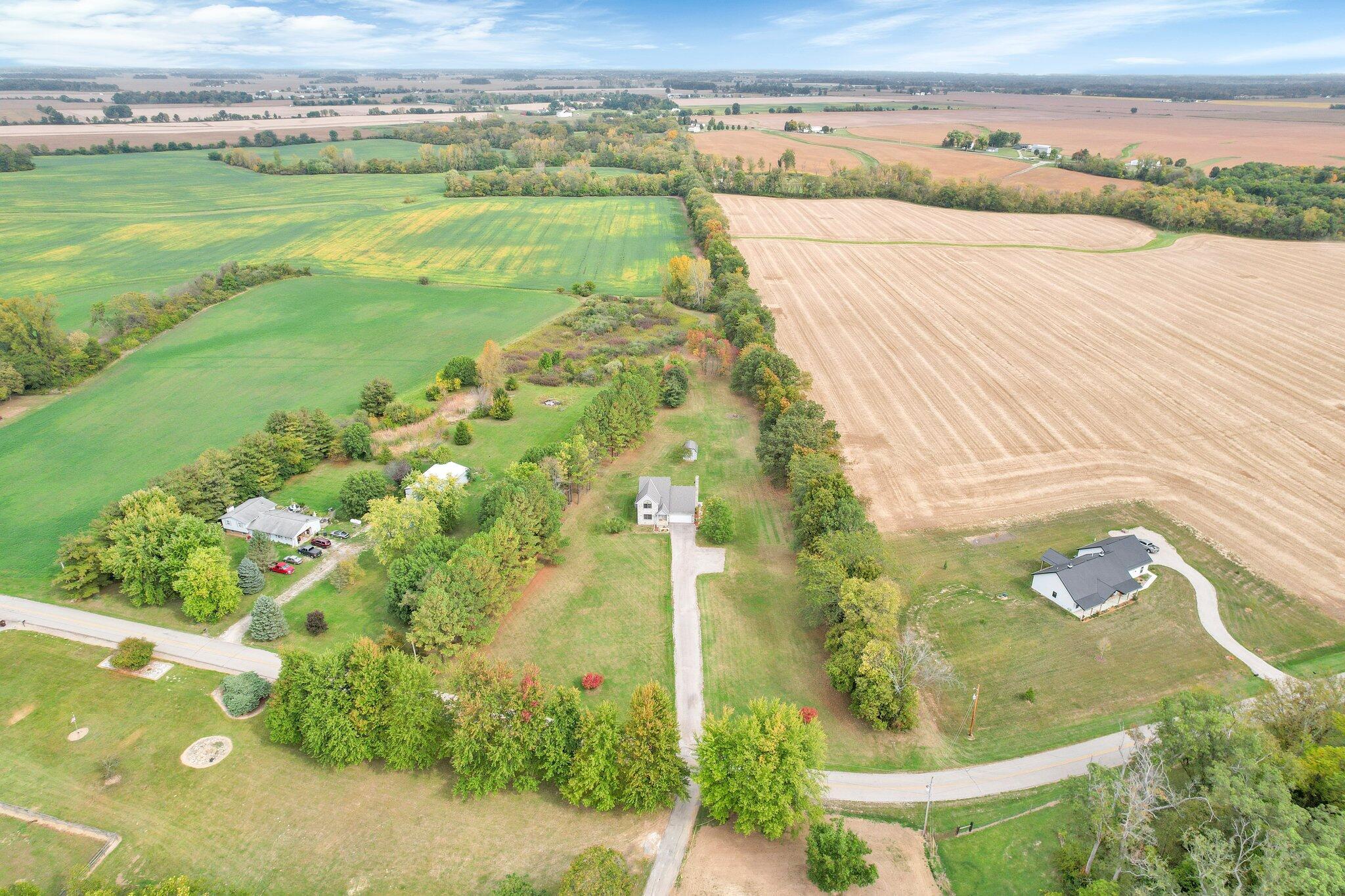 7176 Darby Road Circleville, OH 43113 - Photo 40 of 45 Overhead Drone View