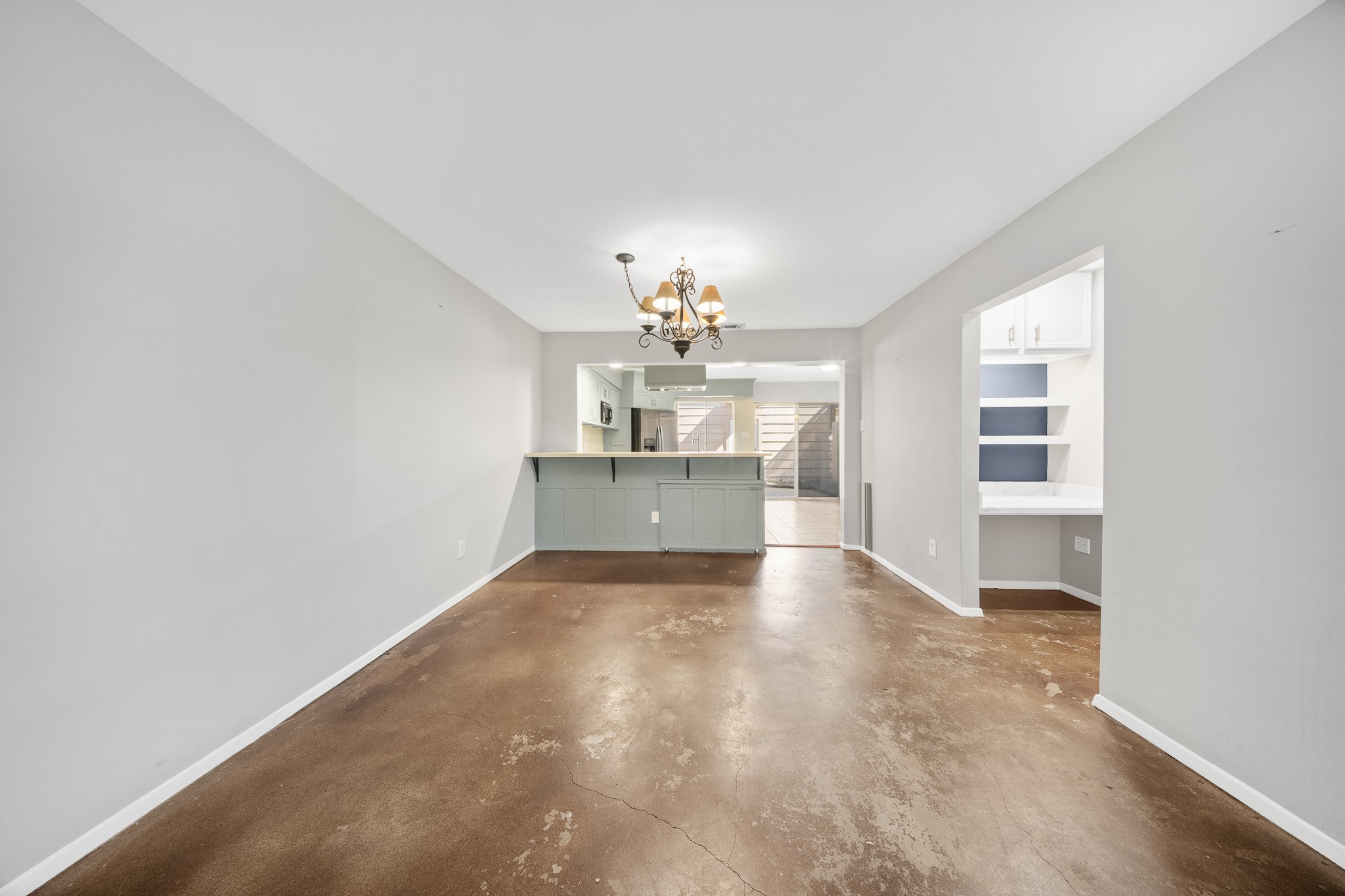 5814 Langfield Road, Unit 5814 Houston, TX 77092 - Photo 14 of 35 a view of a kitchen with a sink and cabinet