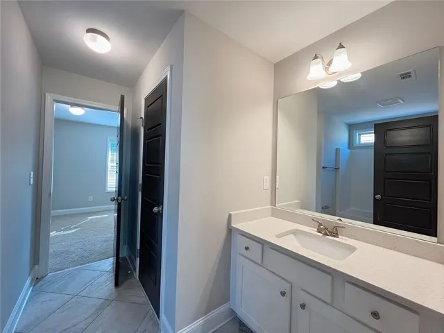 a view of a porch with a yard