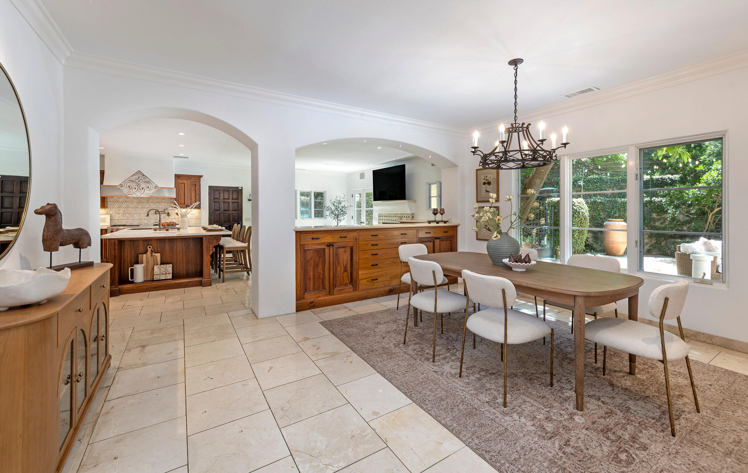 1493 Sycamore Canyon Road Montecito, CA 93108 - Photo 9 of 47 a very nice looking dining room with a table and chairs