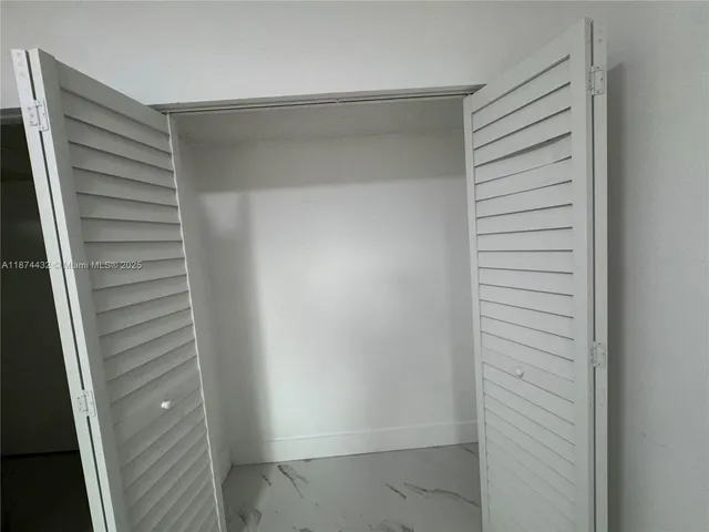 a view of closet area