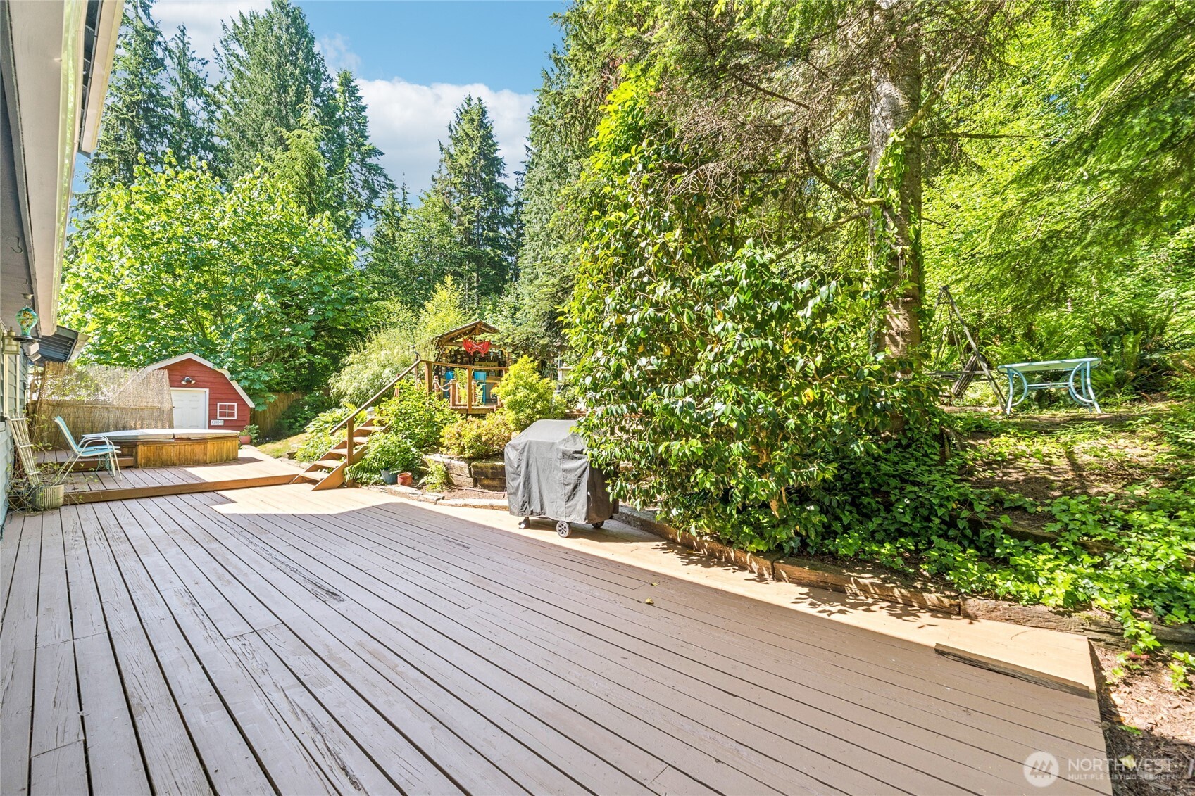 2216 Newberg Road Snohomish, WA 98290 - Photo 27 of 32 a view of a two chairs on the roof deck