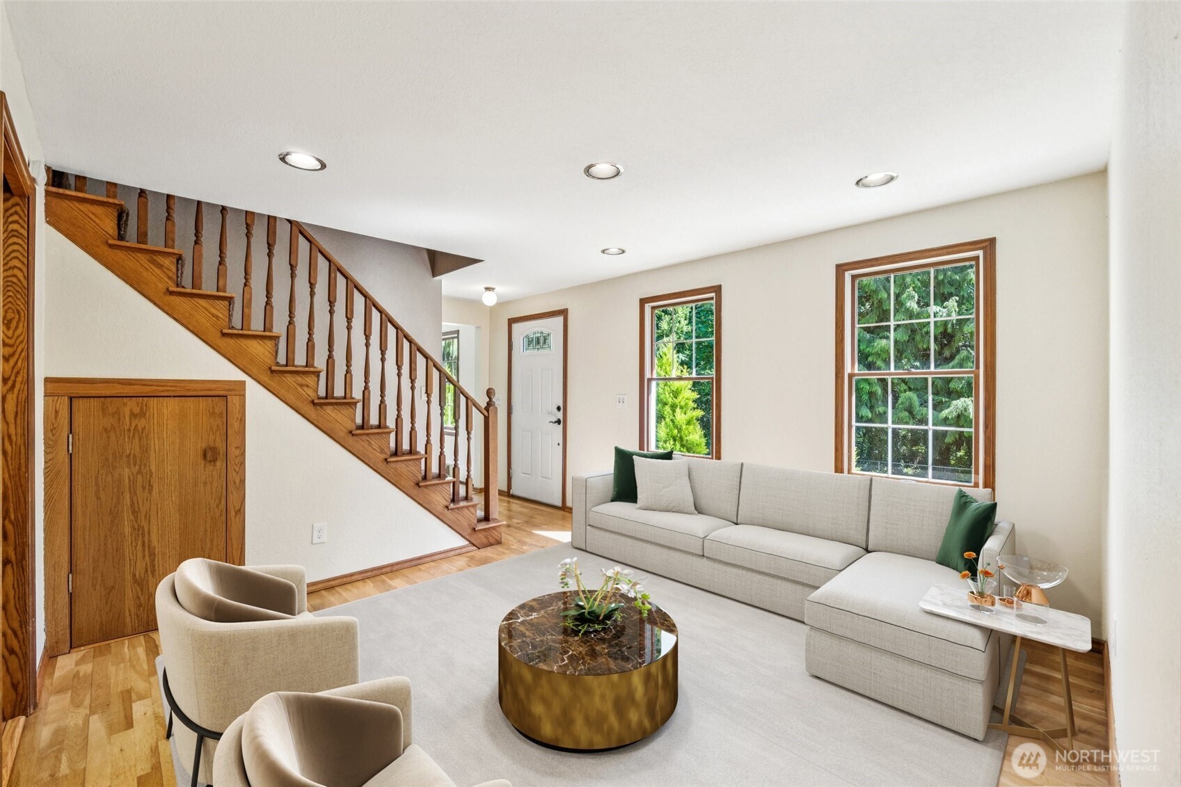 2216 Newberg Road Snohomish, WA 98290 - Photo 5 of 32 a living room with furniture and a large window