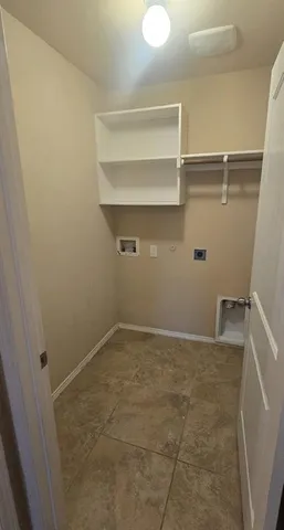 a view of a room with shelf