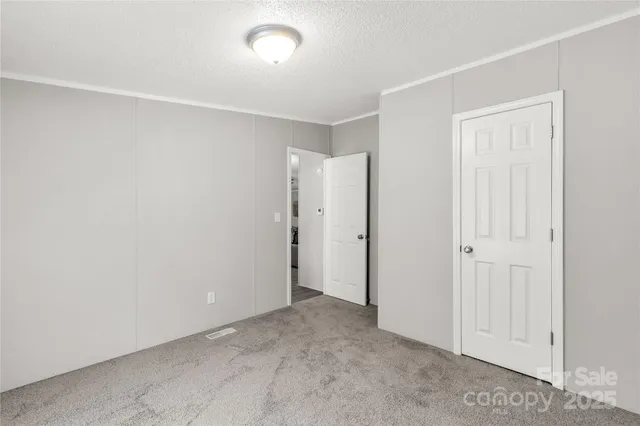 an empty room with a natural light