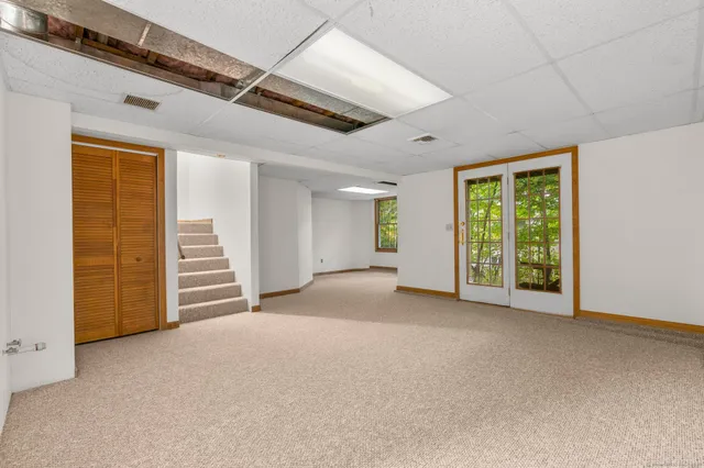 a view of storage and utility room