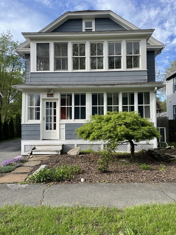 492 Elm Street Northampton, MA 01060 - Photo 1 of 31 a front view of a house with a garden