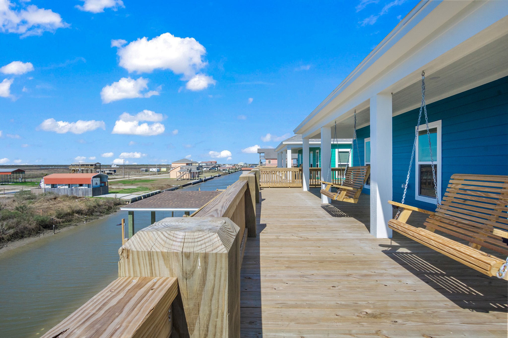 1297 Mabry Port Bolivar, TX 77650 - Photo 30 of 38 a view of a terrace with skyline