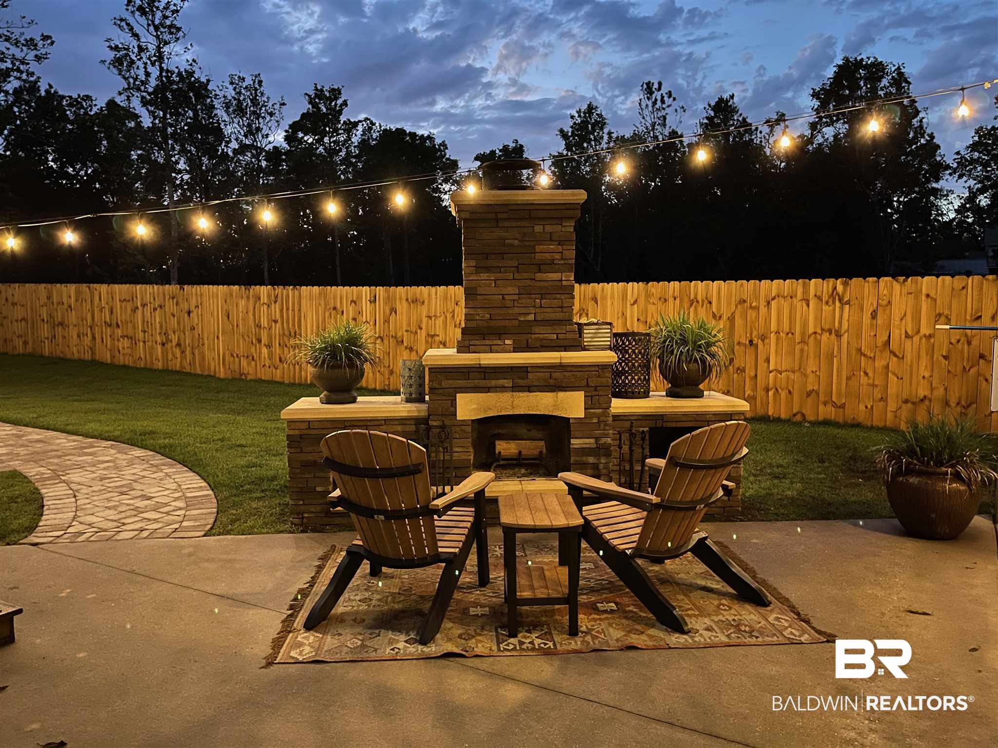 4795 Holder Road Orange Beach, AL 36561 - Photo 39 of 39 Outdoor Fireplace at Nigh