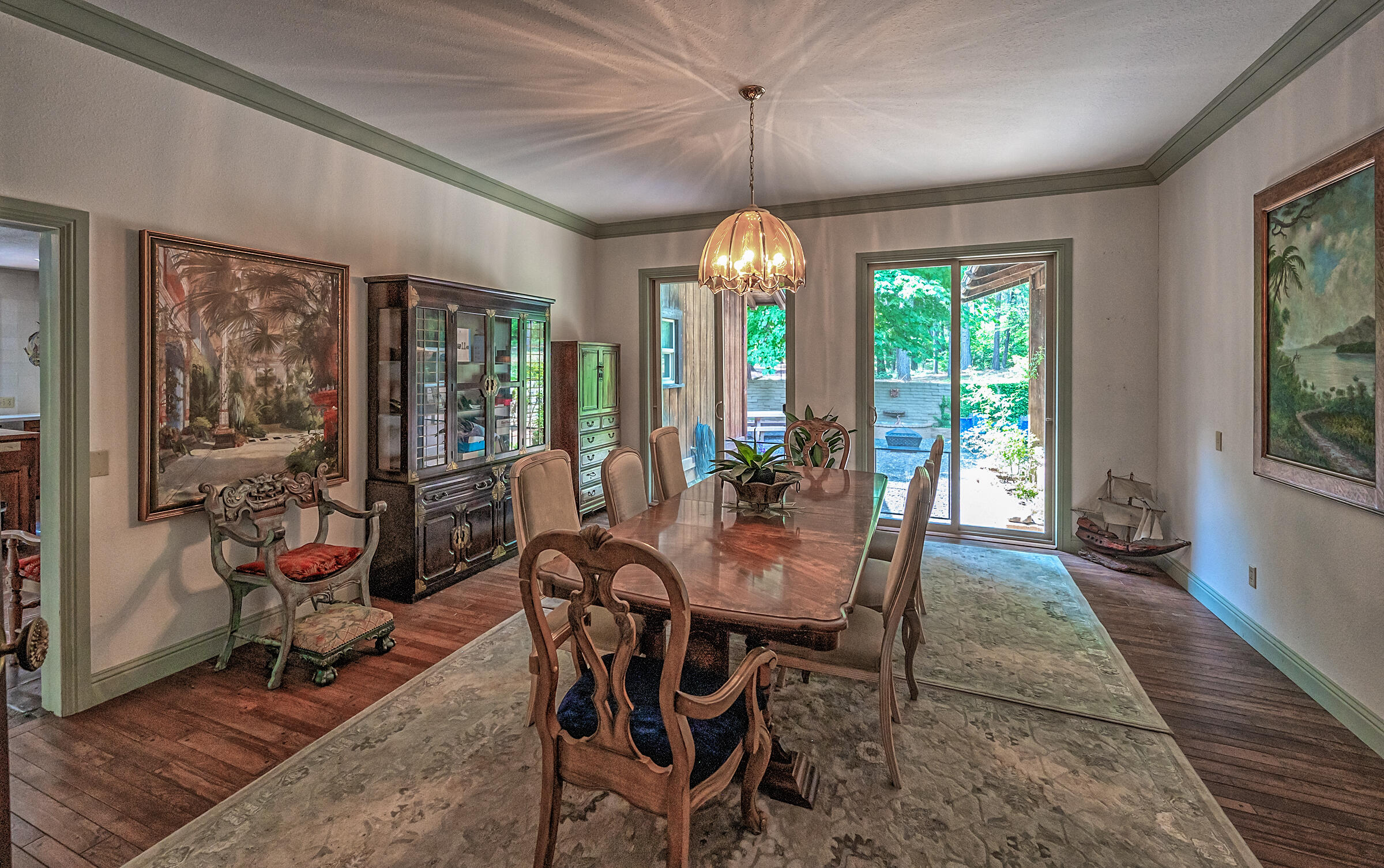 29230 Fenders Ferry Road Bella Vista, CA 96008 - Photo 12 of 60 a view of a dining room with furniture window and outside view