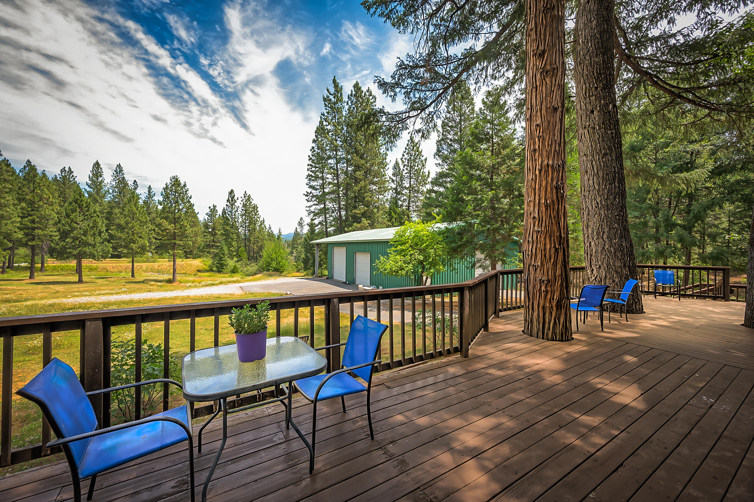 29230 Fenders Ferry Road Bella Vista, CA 96008 - Photo 41 of 60 a view of a two chairs on the roof deck