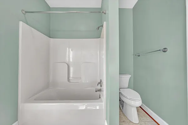 a view of a room with shelves