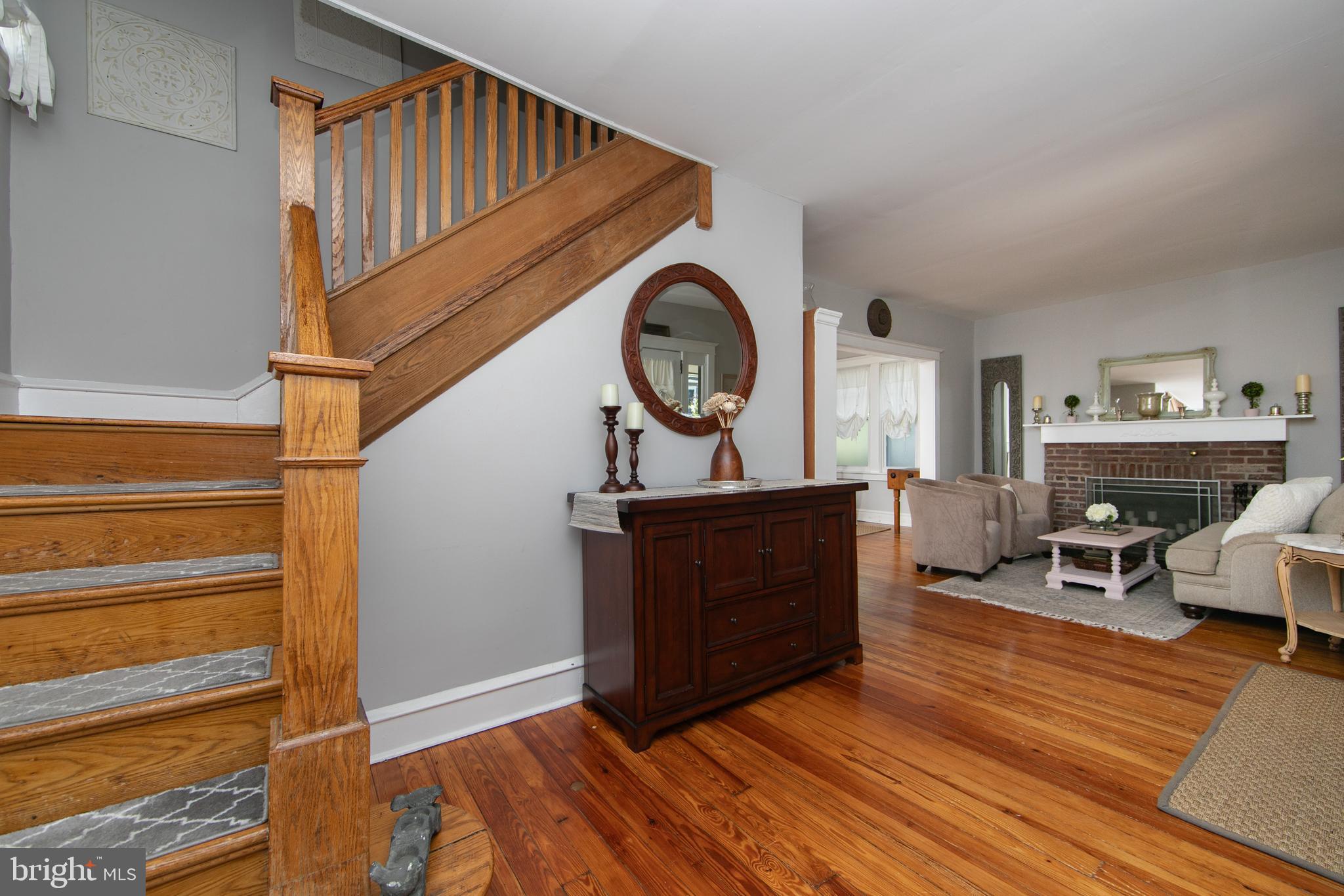 403 Belmont Avenue Haddonfield, NJ 08033 - Photo 11 of 47 a living room with furniture and a wooden floor