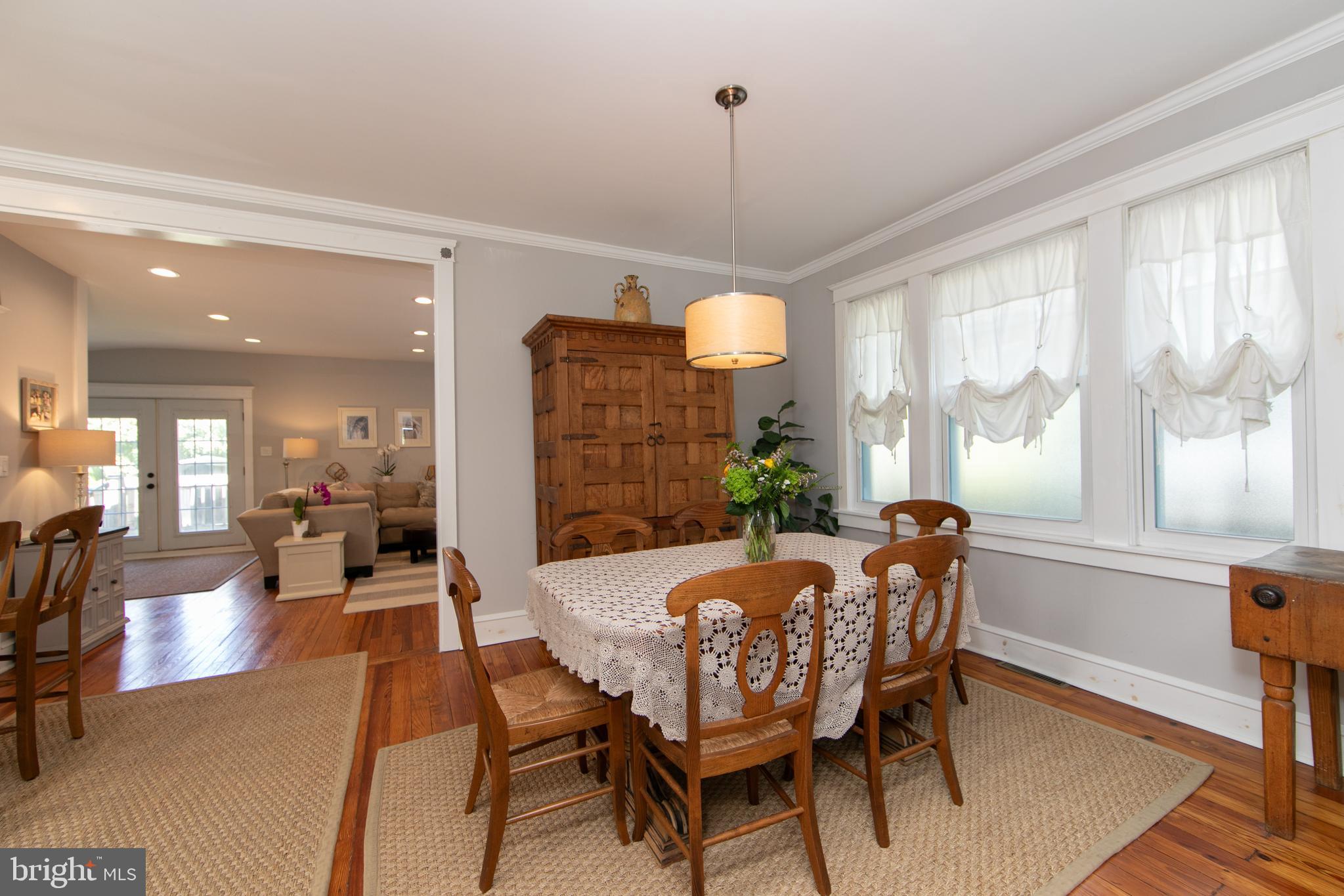 403 Belmont Avenue Haddonfield, NJ 08033 - Photo 12 of 47 a view of a dining room with furniture window and wooden floor