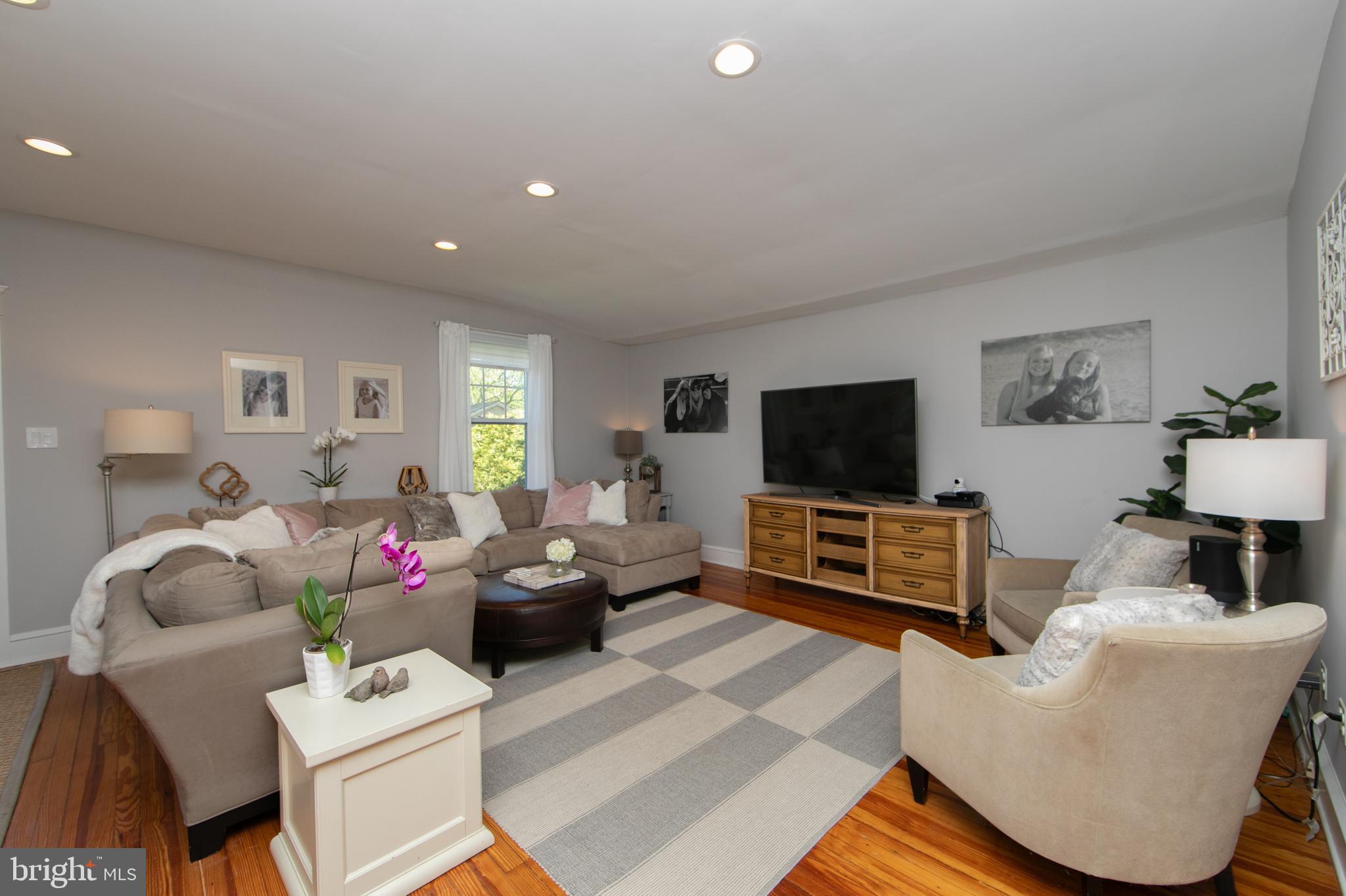 403 Belmont Avenue Haddonfield, NJ 08033 - Photo 20 of 47 a living room with furniture and a flat screen tv