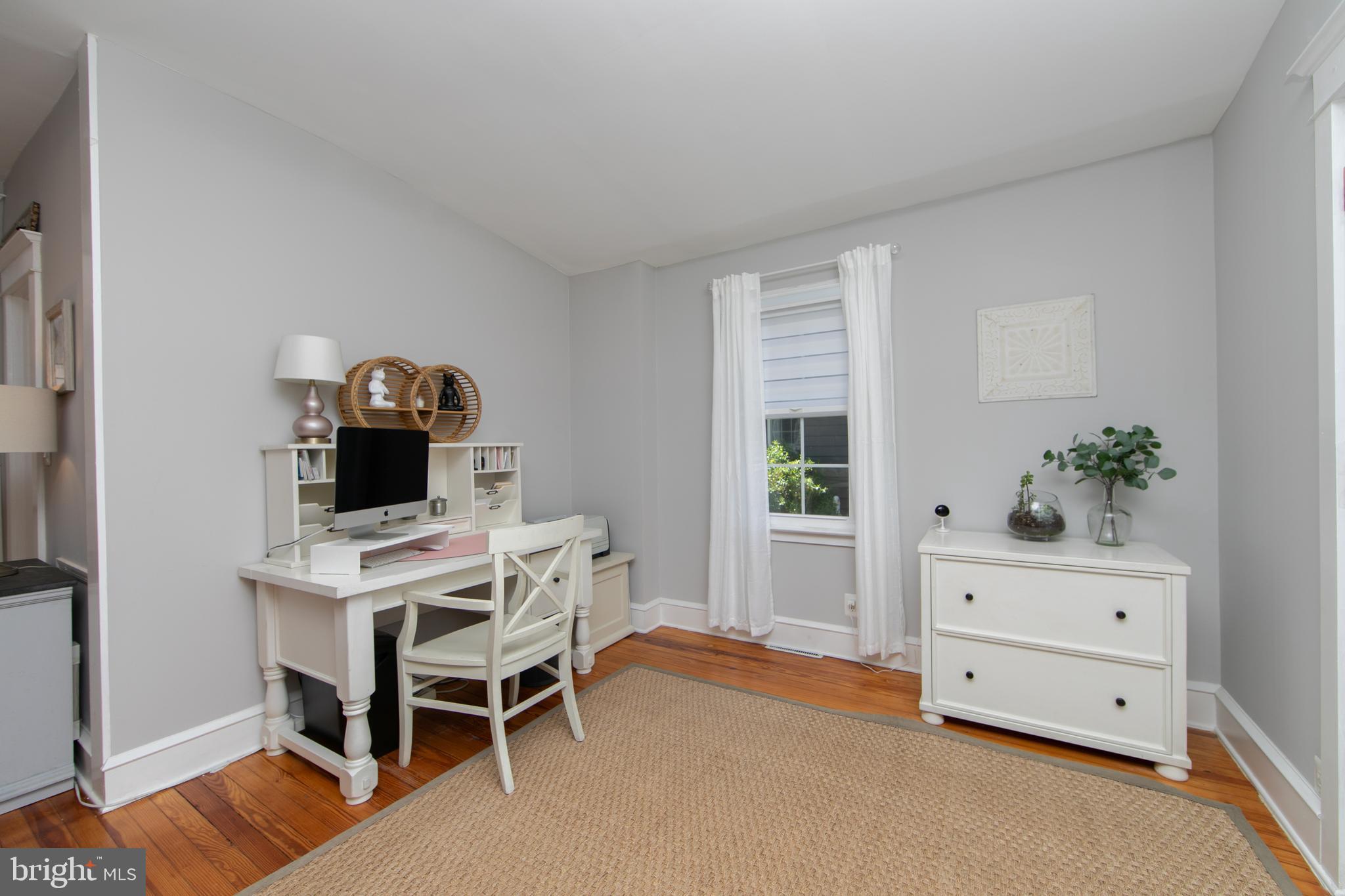 403 Belmont Avenue Haddonfield, NJ 08033 - Photo 24 of 47 a workspace with furniture and wooden floor
