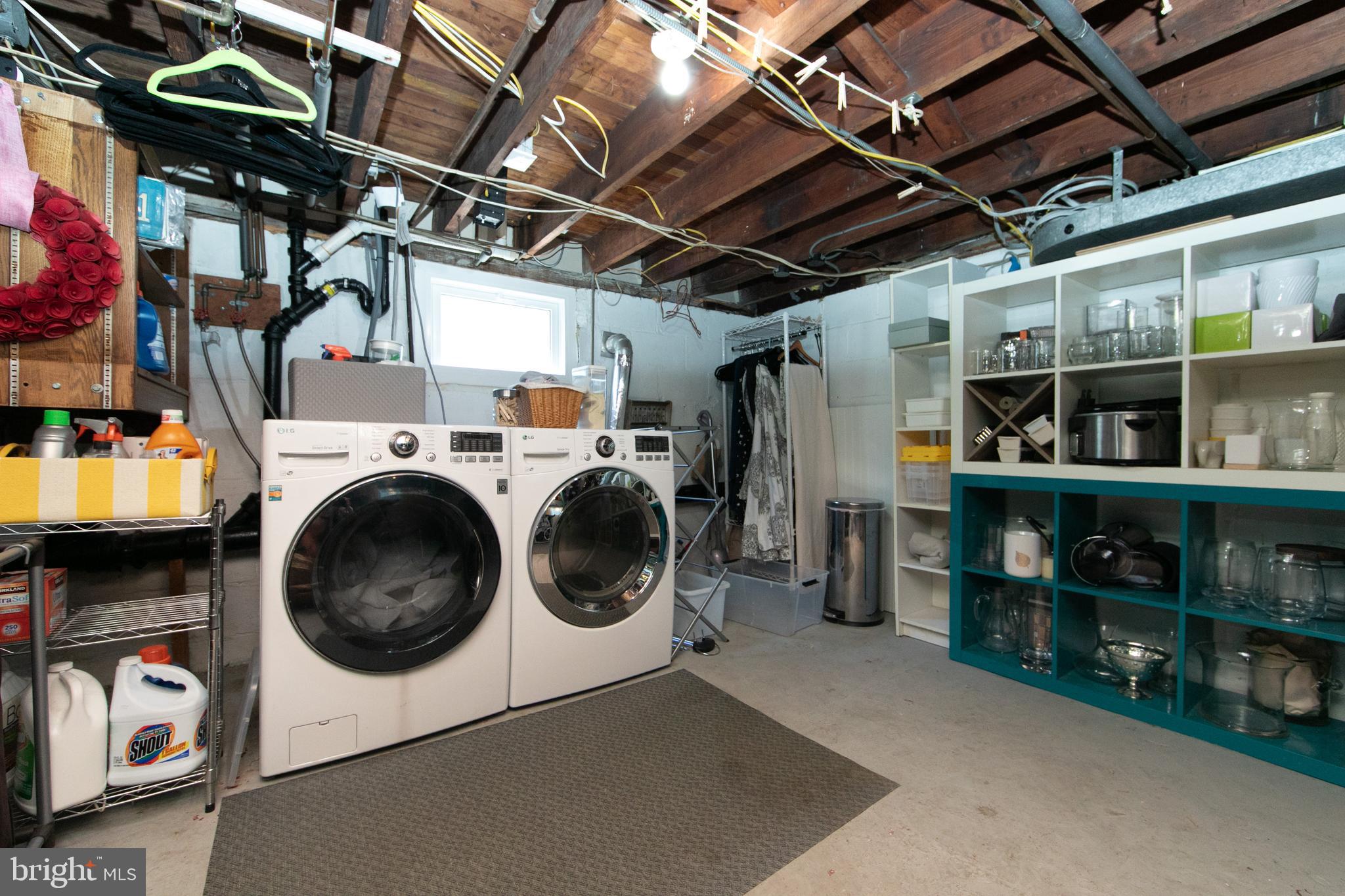 403 Belmont Avenue Haddonfield, NJ 08033 - Photo 37 of 47 a utility room with dryer and washer