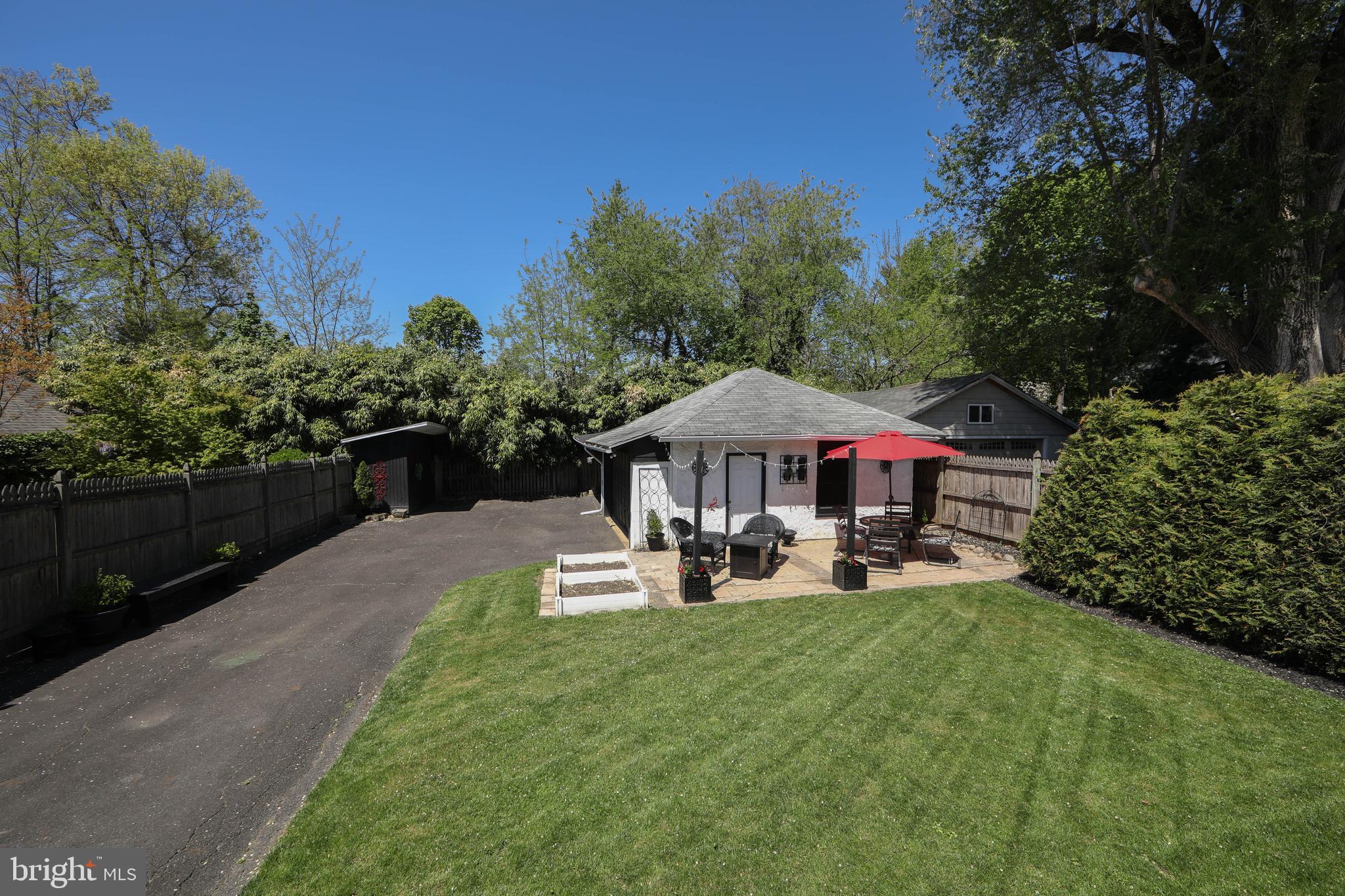 403 Belmont Avenue Haddonfield, NJ 08033 - Photo 39 of 47 a view of outdoor space yard deck patio and fire pit