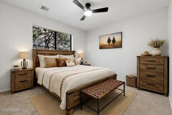 a view of a roof deck with couches