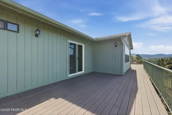 a view of a city with a mountain in the background