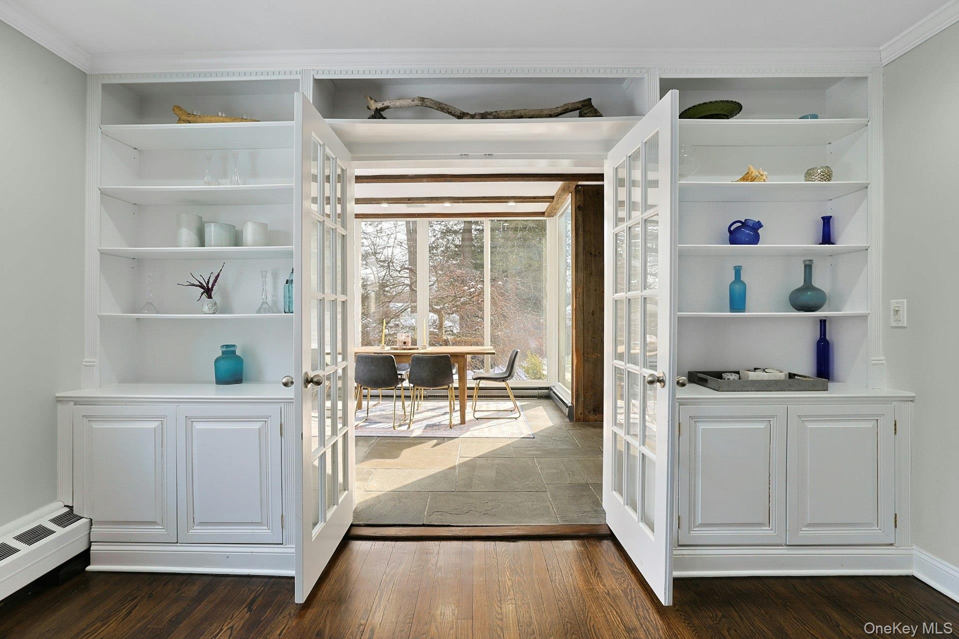8 Old Roaring Brook Road Mount Kisco, NY 10549 - Photo 28 of 47 a view of kitchen with furniture and wooden floor