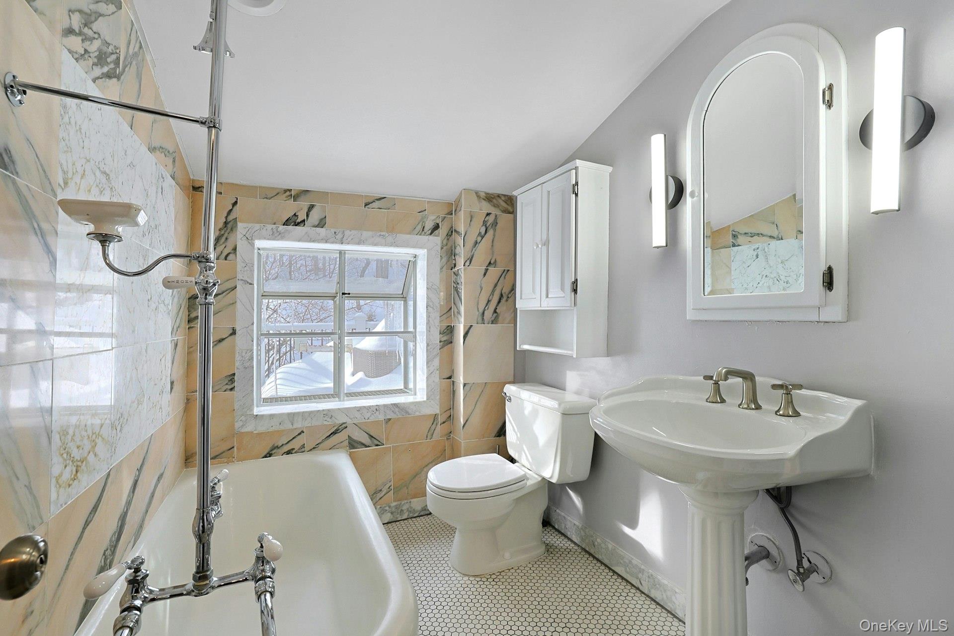 8 Old Roaring Brook Road Mount Kisco, NY 10549 - Photo 42 of 47 a bathroom with a sink toilet and shower