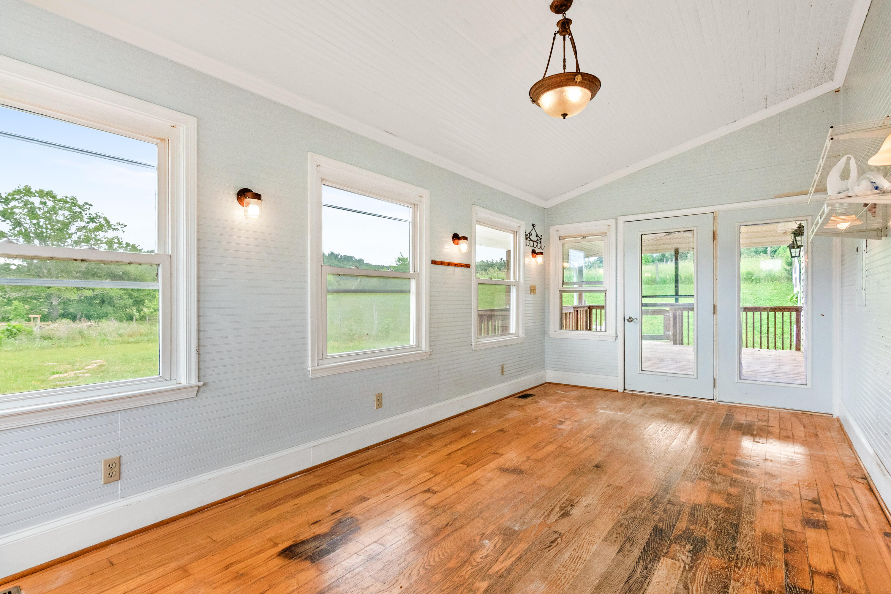 223 Conner Grove Road Southwest Willis, VA 24380 - Photo 22 of 74 a view of an empty room with windows
