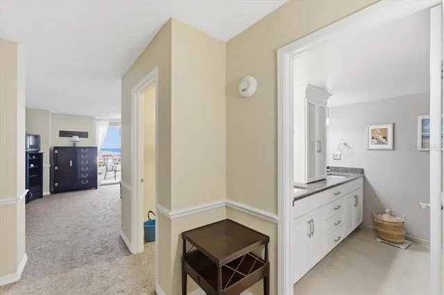 a view of a city from a balcony