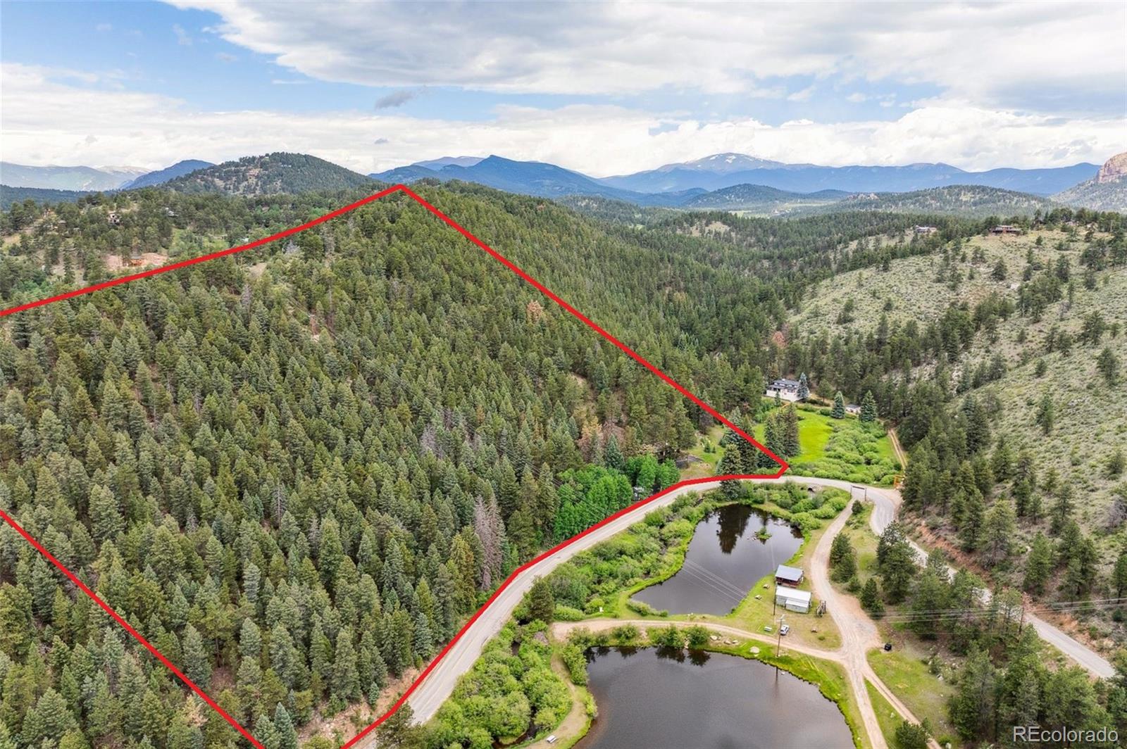 3909 County Road 72 Bailey, CO 80421 - Photo 40 of 50 a view of a balcony with an outdoor space