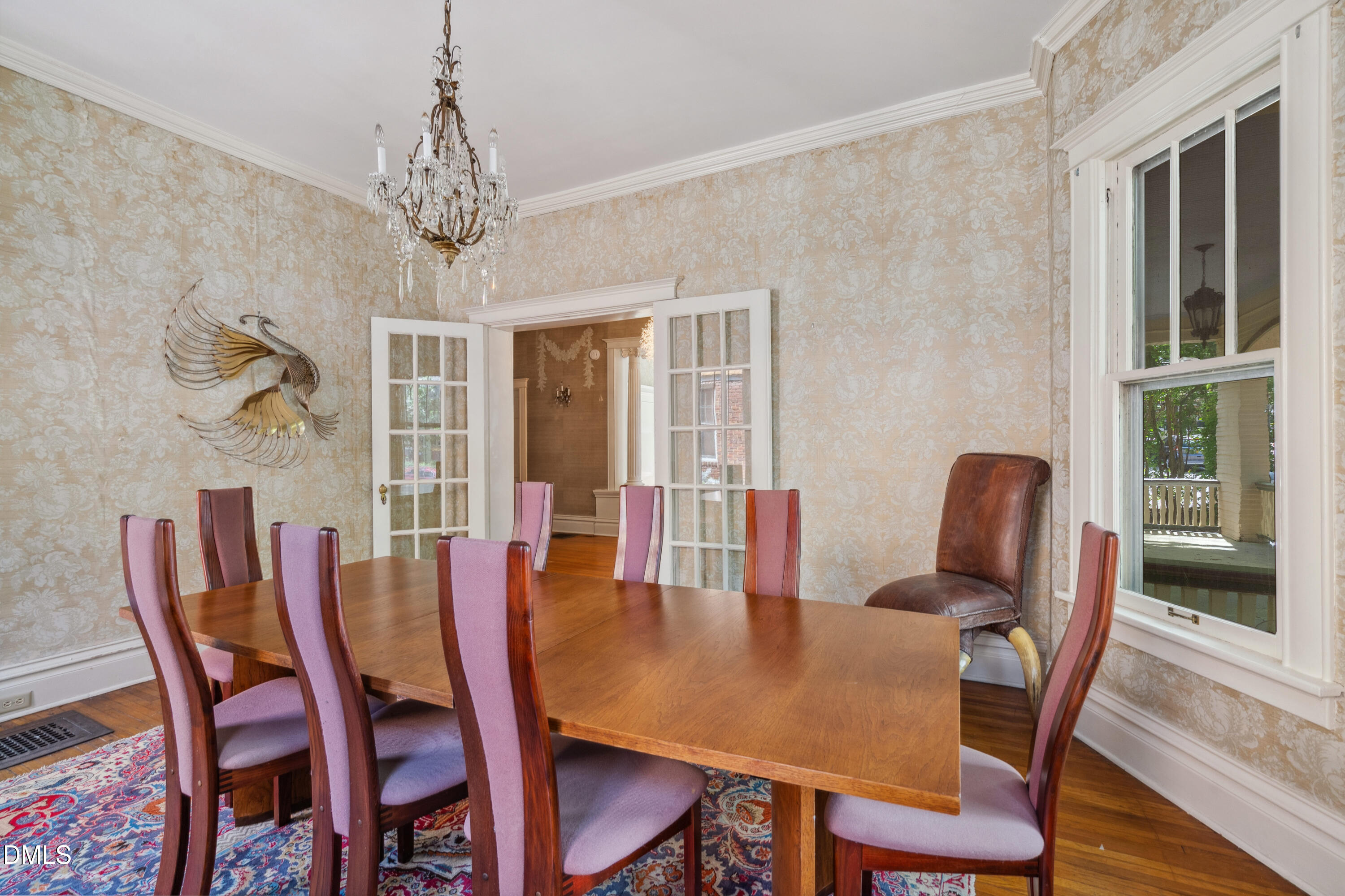 116 Hawthorne Road Raleigh, NC 27605 - Photo 15 of 61 a view of a dining room with furniture window and outside view