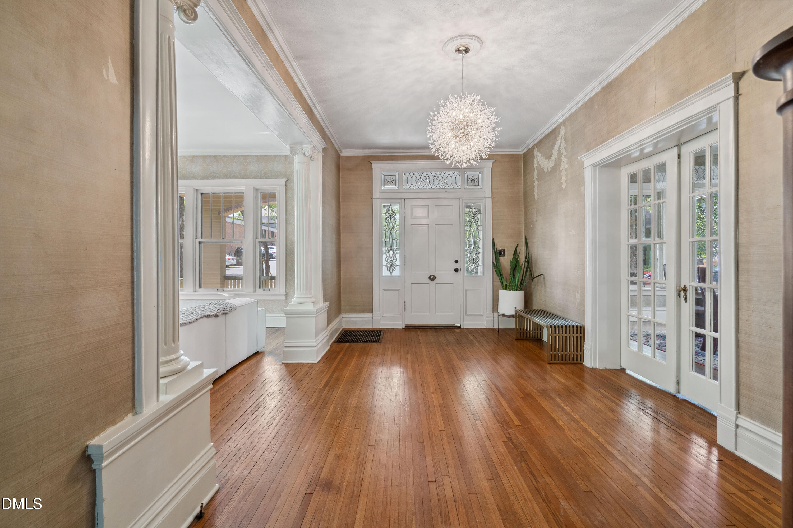 116 Hawthorne Road Raleigh, NC 27605 - Photo 23 of 61 wooden floor in an empty room with a window