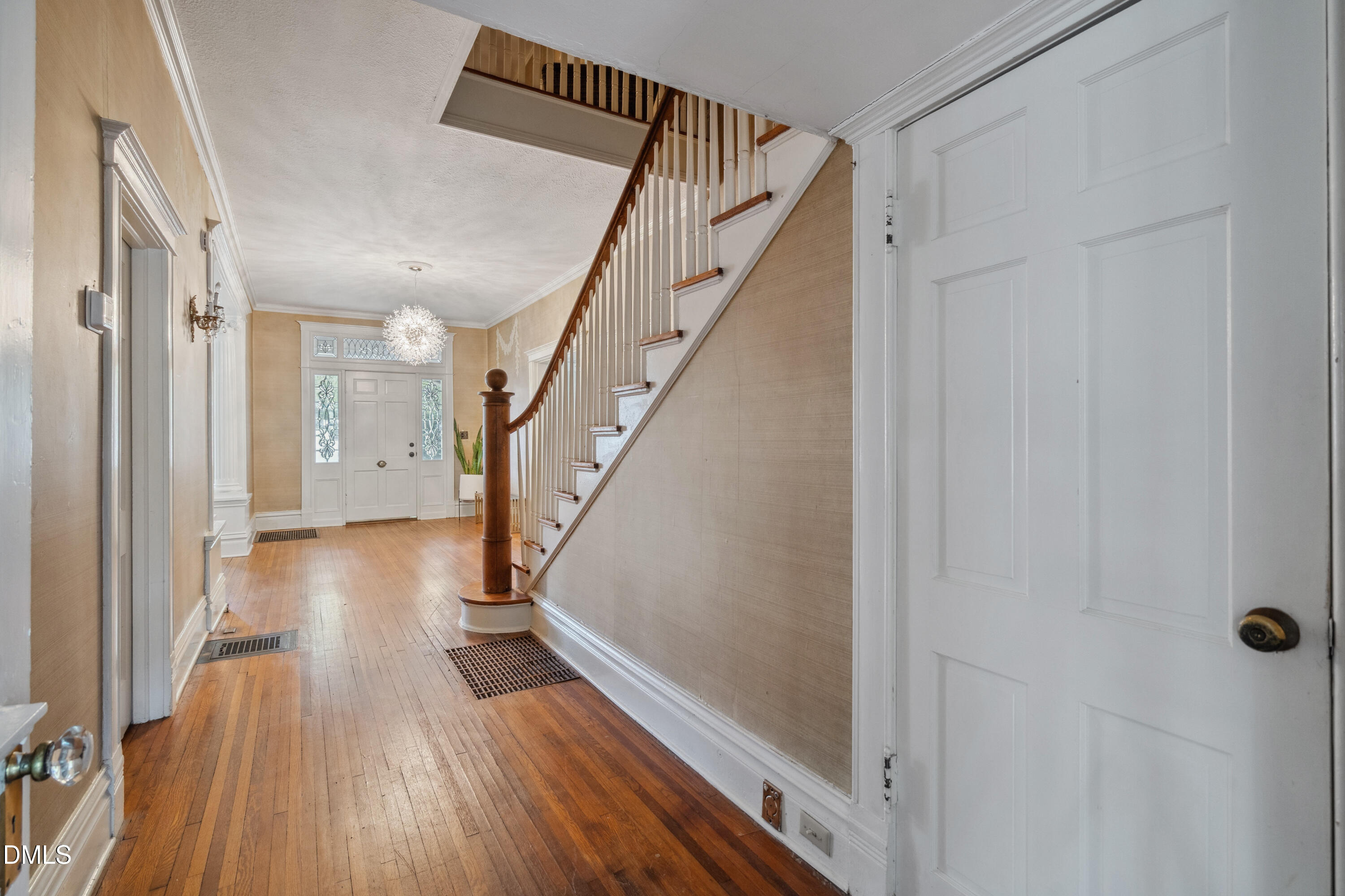 116 Hawthorne Road Raleigh, NC 27605 - Photo 24 of 61 a view of entryway with wooden floor