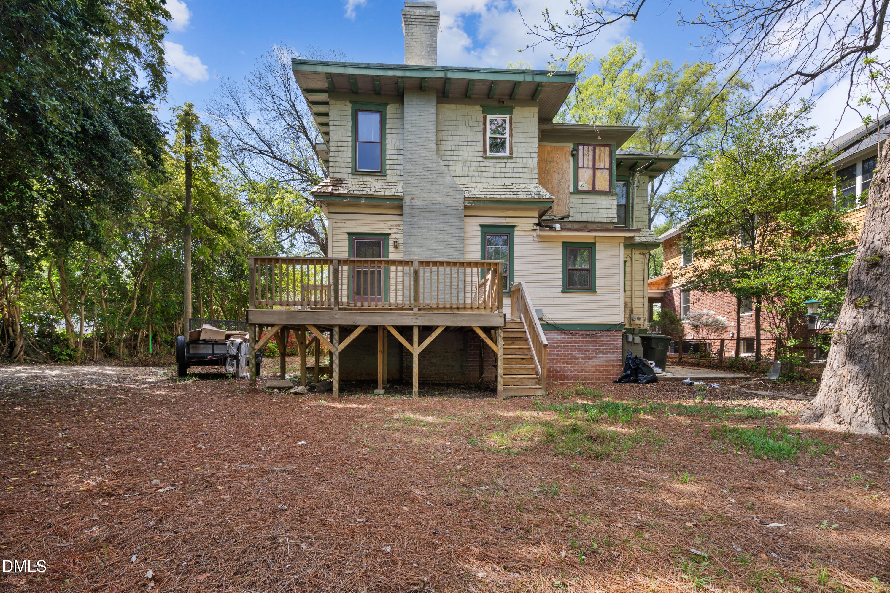 116 Hawthorne Road Raleigh, NC 27605 - Photo 48 of 61 a view of a house with a yard and sitting area