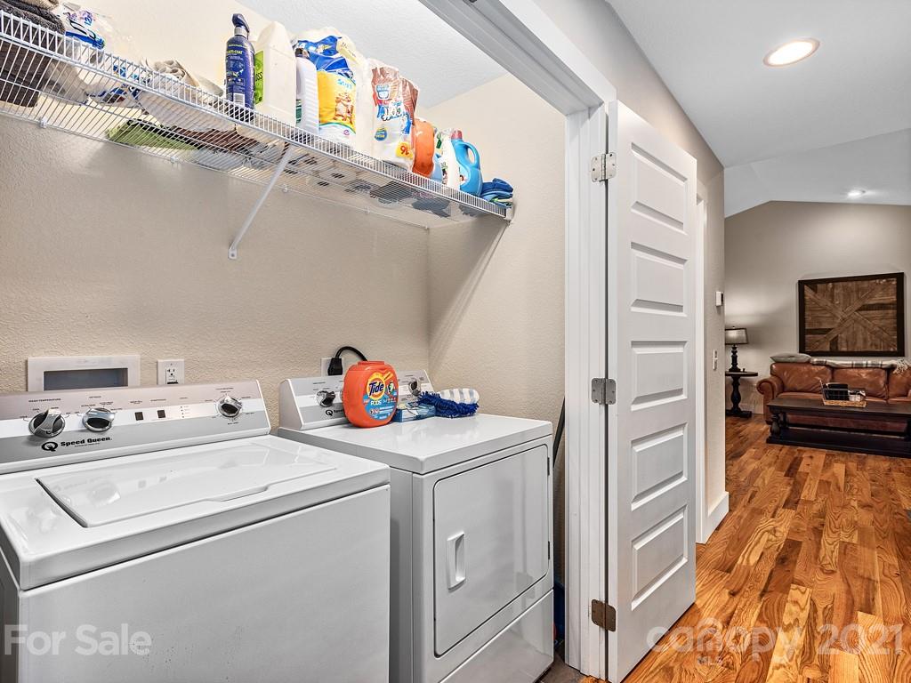 85 Dry Ridge Canton, NC 28716 - Photo 14 of 18 a utility room with dryer and washer