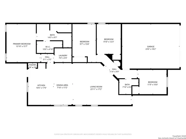 a picture of a floor plan