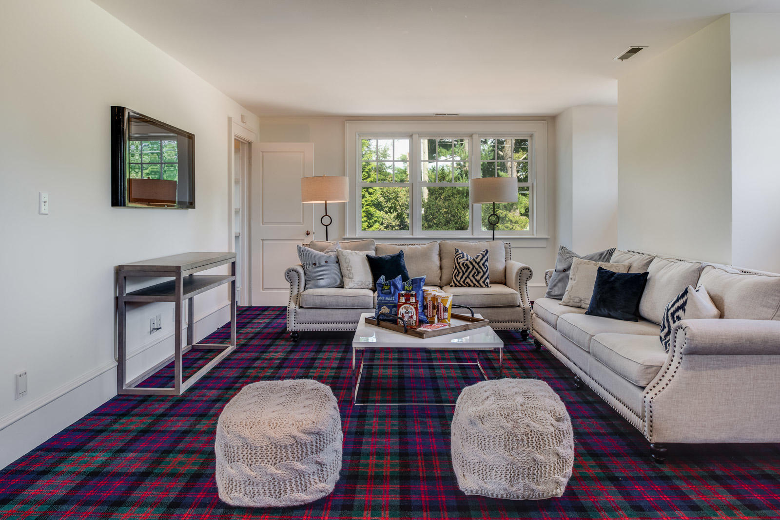 84 Turtle Back Road New Canaan, CT 06840 - Photo 16 of 35 a living room with furniture and a large window