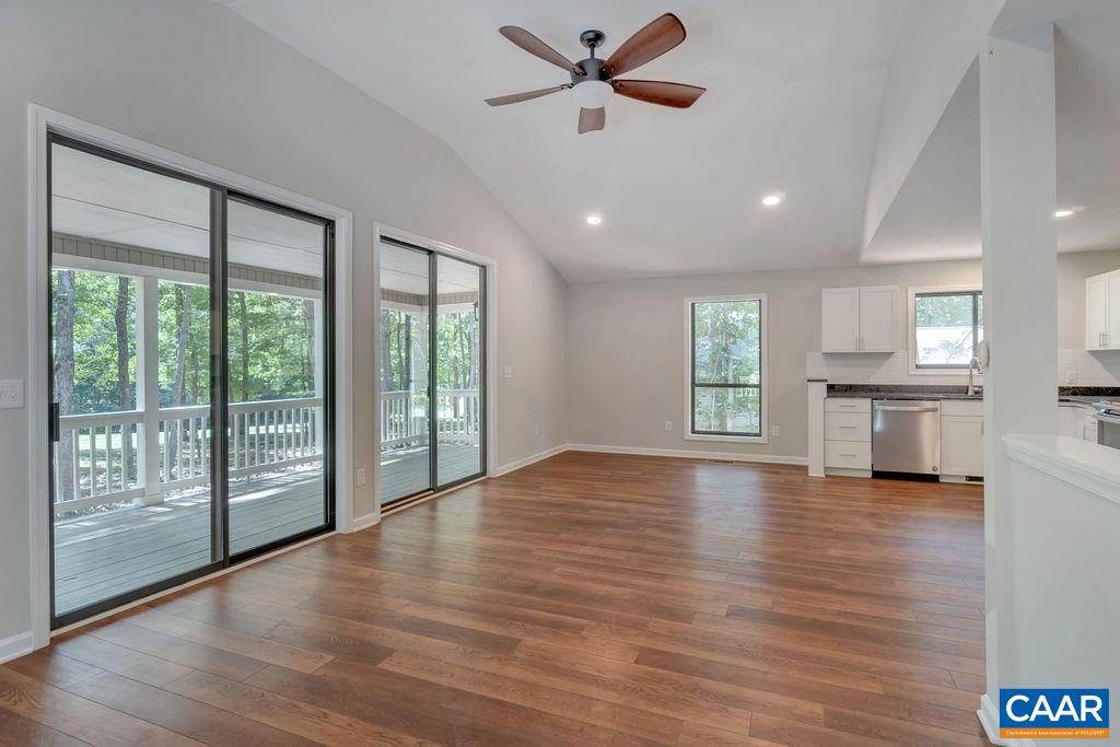 26 Dogleg Road Palmyra, VA 22963 - Photo 21 of 48 a view of empty room with wooden floor and fan