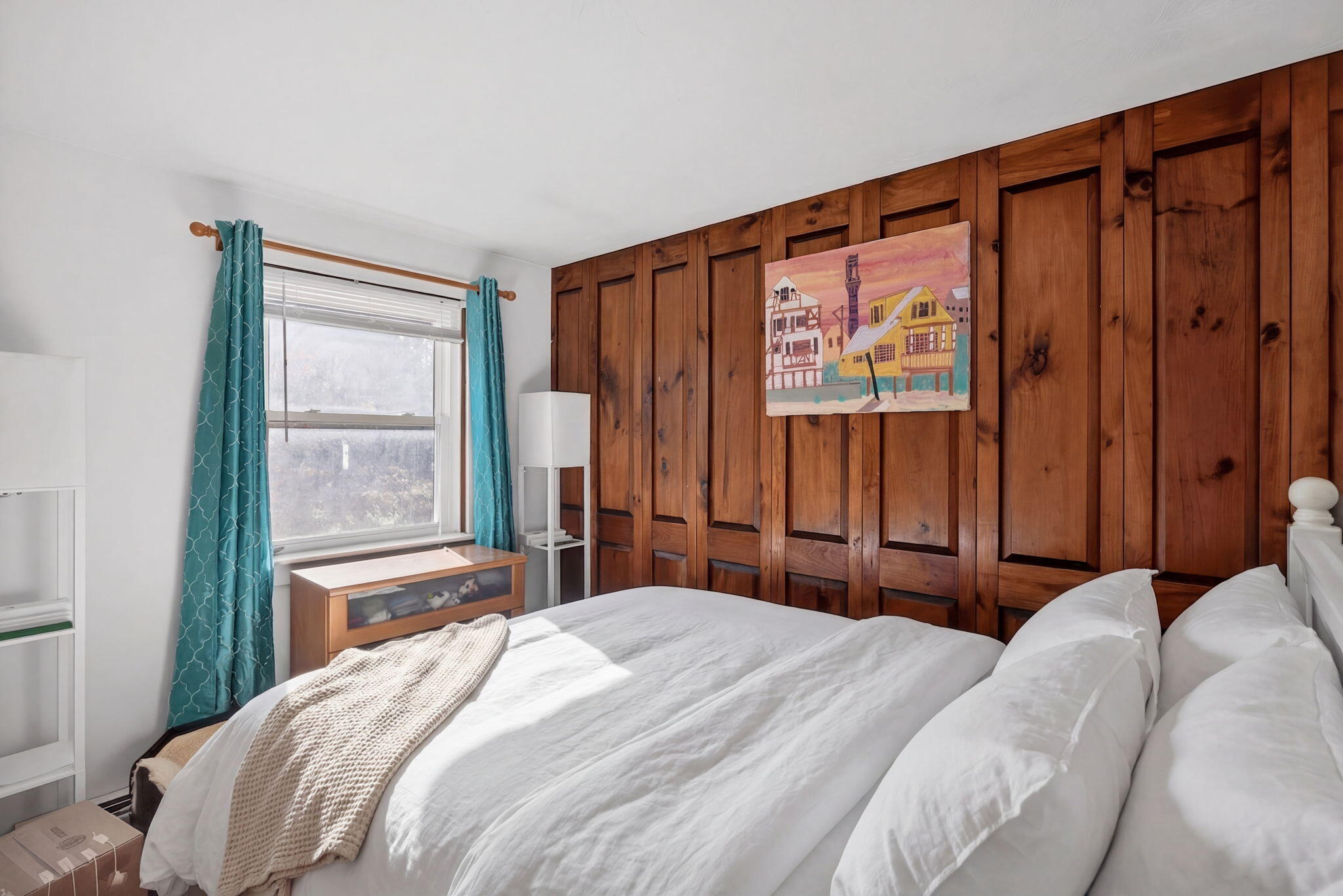 165 Cottontail Road Wellfleet, MA 02667 - Photo 36 of 46 a bedroom with a bed and a window