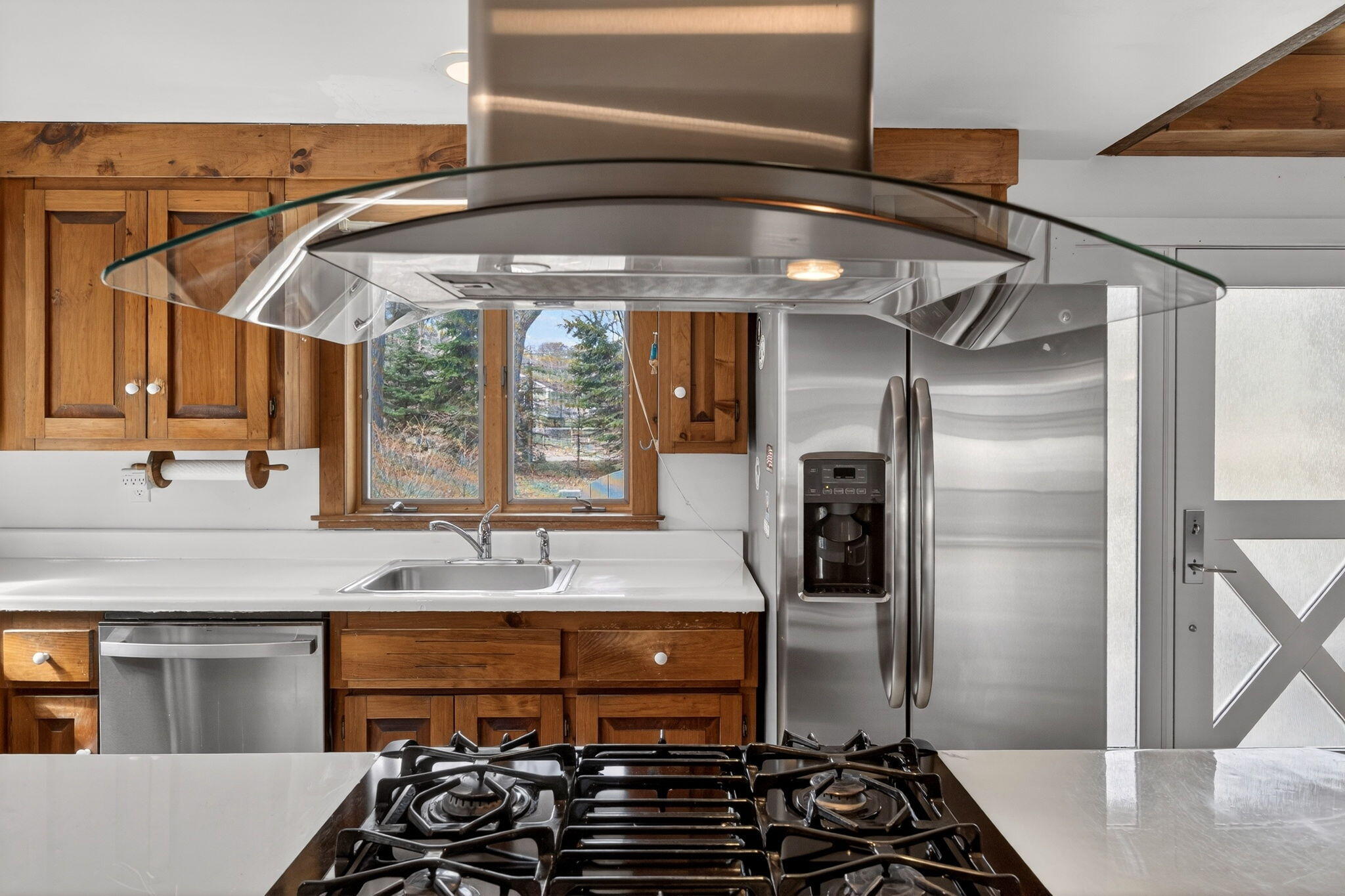 165 Cottontail Road Wellfleet, MA 02667 - Photo 40 of 46 a kitchen with a refrigerator and a sink