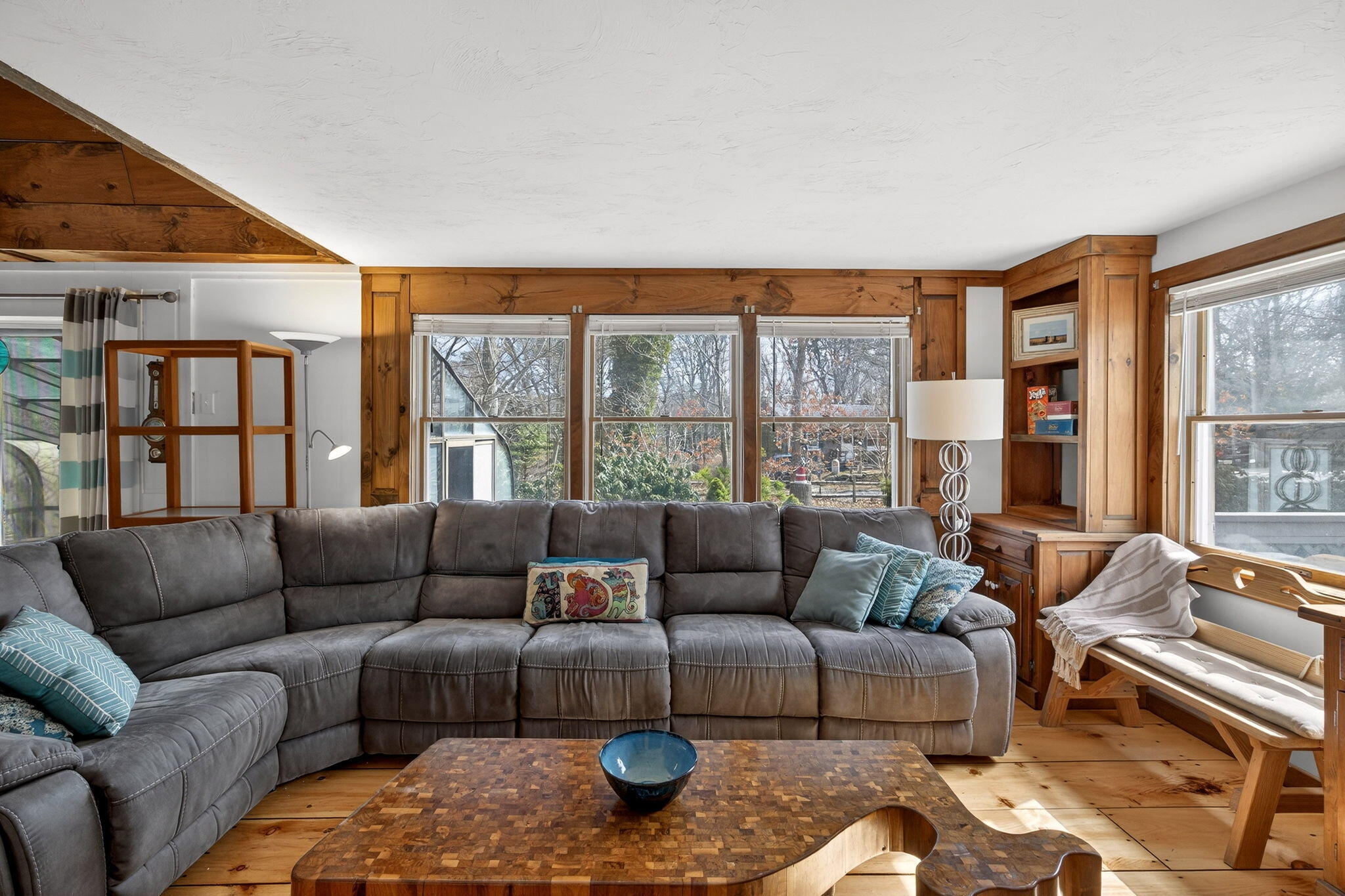 165 Cottontail Road Wellfleet, MA 02667 - Photo 5 of 46 a living room with furniture and large windows