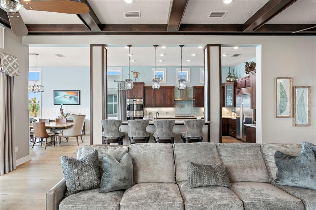 15612 Gulf Boulevard Redington Beach, FL 33708 - Photo 25 of 92 a living room with furniture and a large window
