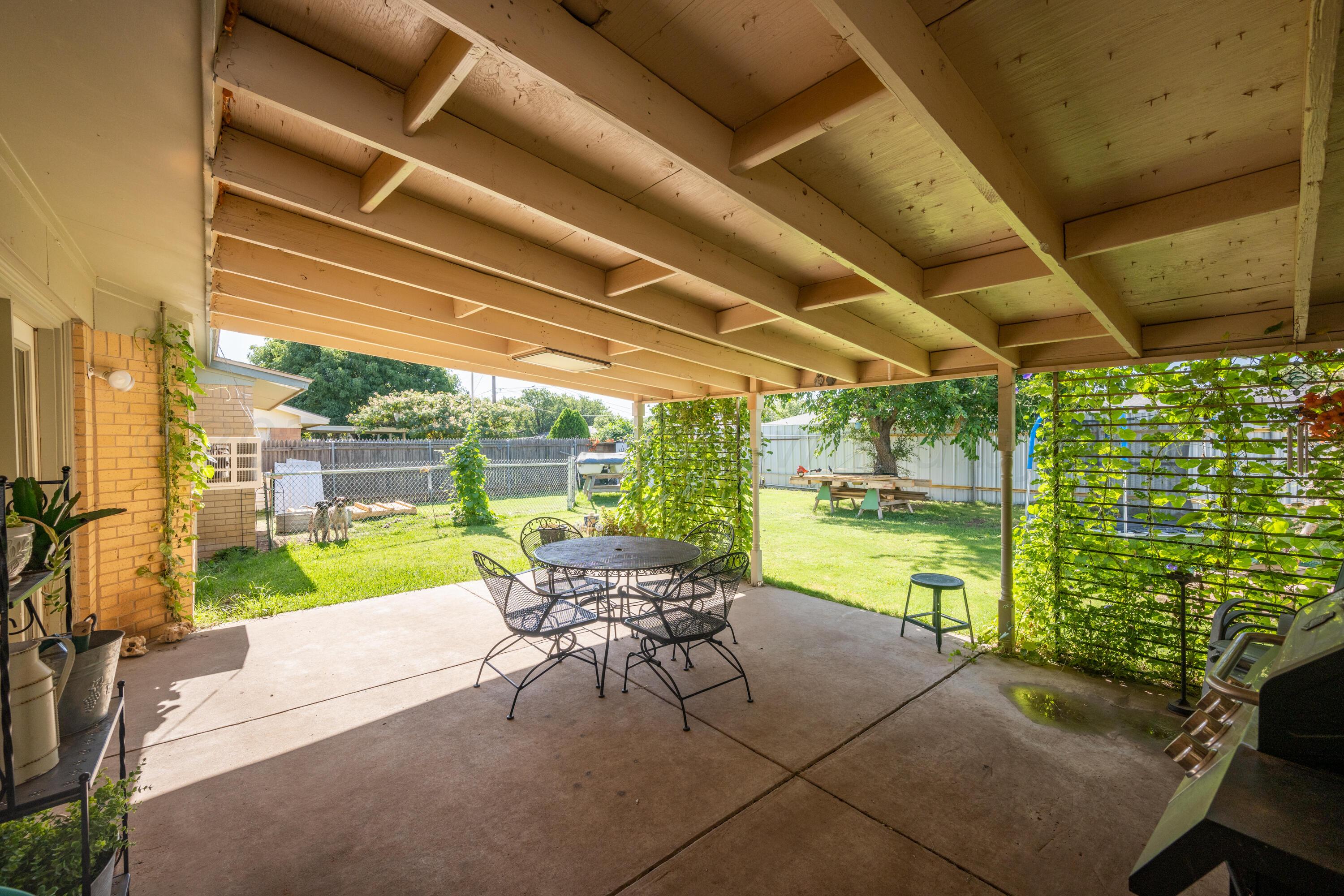2605 Darrell Avenue Amarillo, TX 79110 - Photo 23 of 26 backyard 2