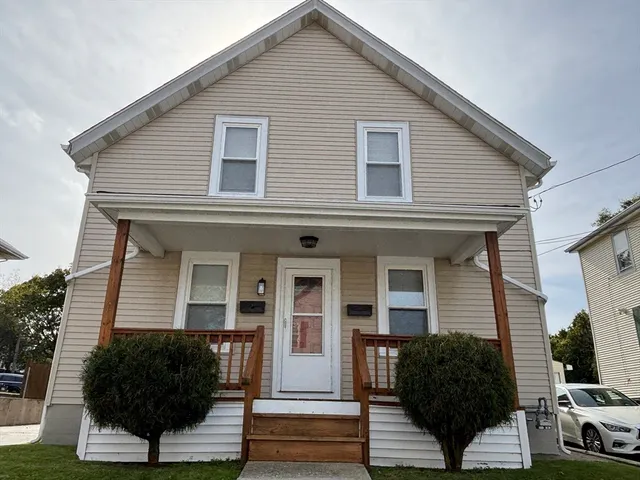 a house view with a garden space