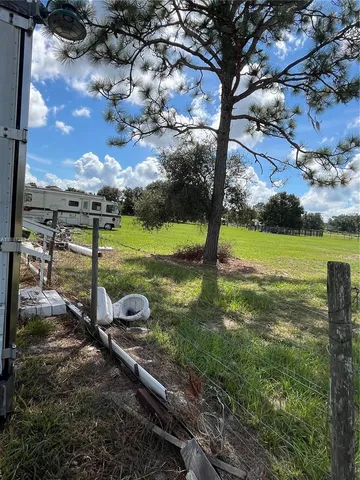 a view of outdoor space with garden