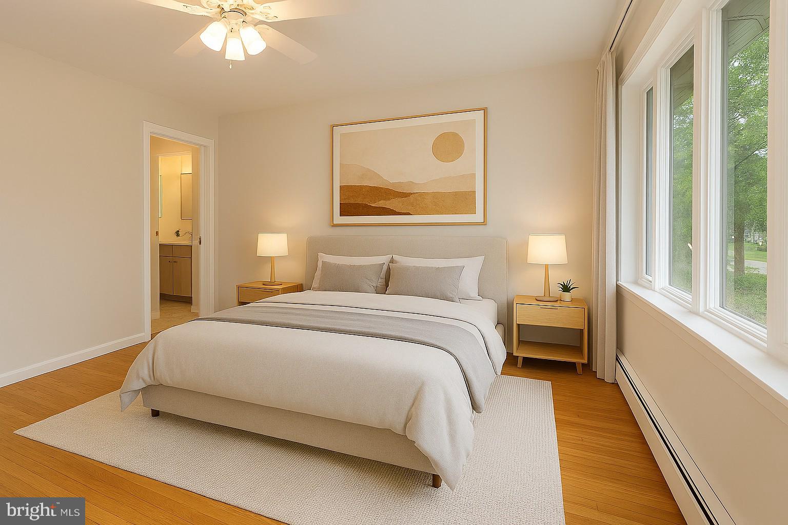 14607 Peach Orchard Road Silver Spring, MD 20905 - Photo 18 of 54 Virtually staged corner bedroom
