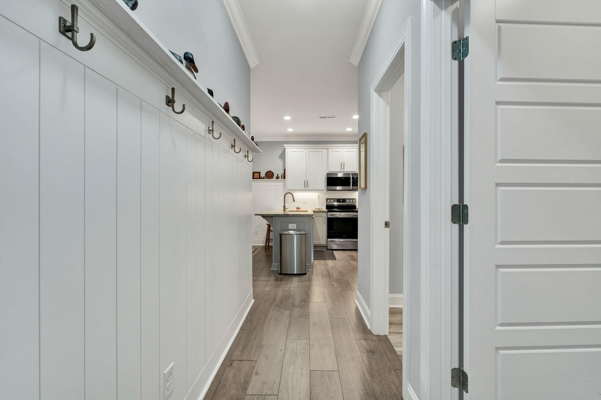 133 Camden Way Dalton, GA 30721 - Photo 27 of 39 a view of a kitchen with refrigerator and wooden floor