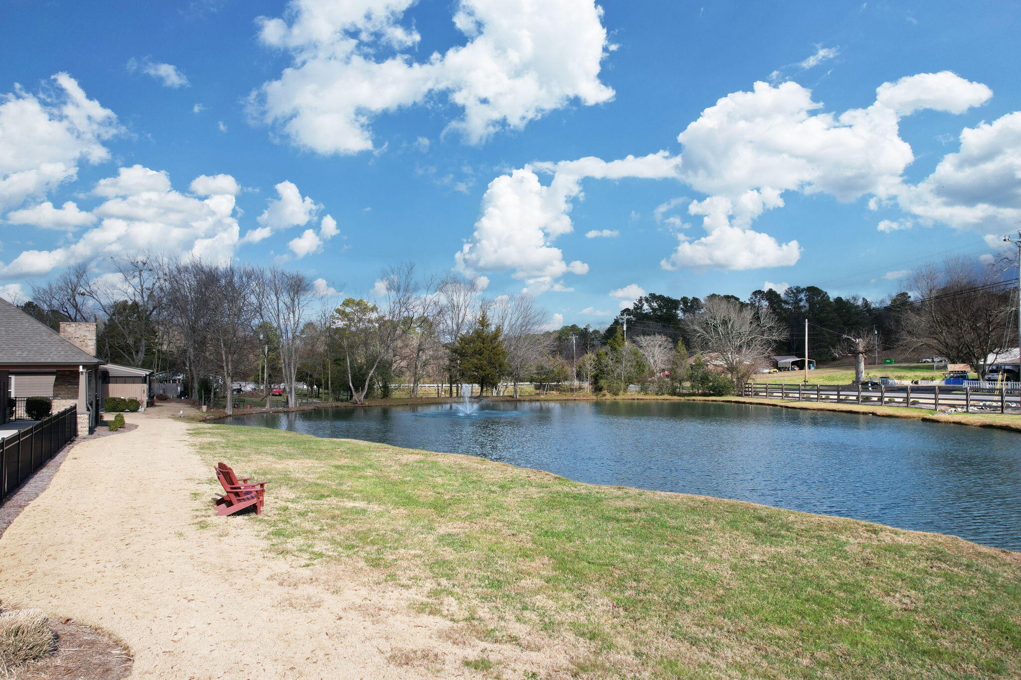 133 Camden Way Dalton, GA 30721 - Photo 37 of 39 a view of a lake with houses