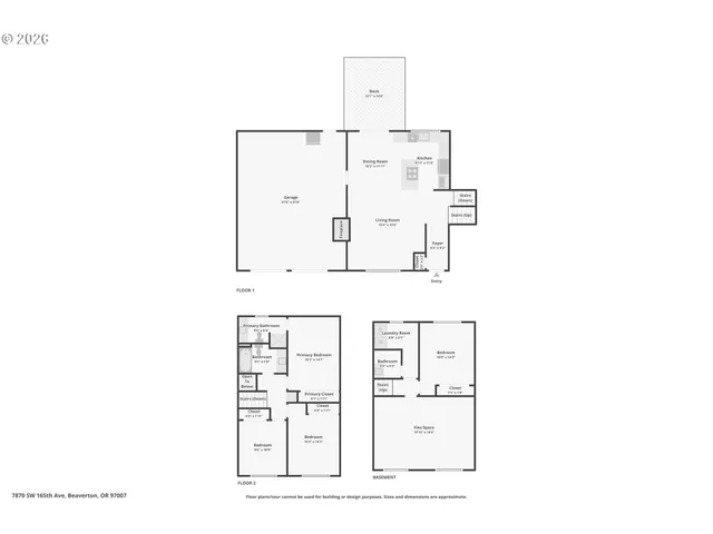 $625,000 | 7870 Southwest 165th Avenue, Beaverton, OR 97007
