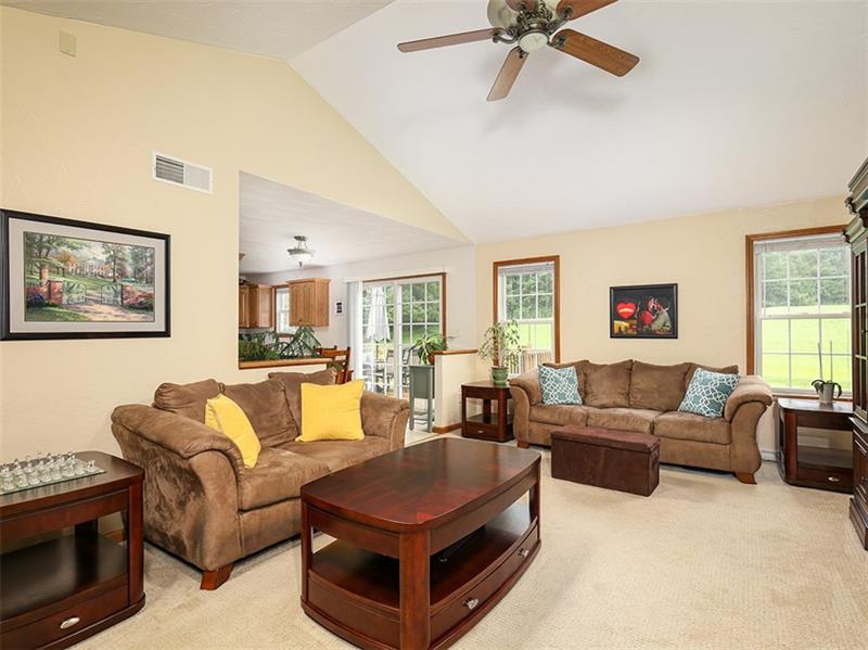 439 Long Road Pittsburgh, PA 15235 - Photo 4 of 24 View of Living Room from Entry Stair