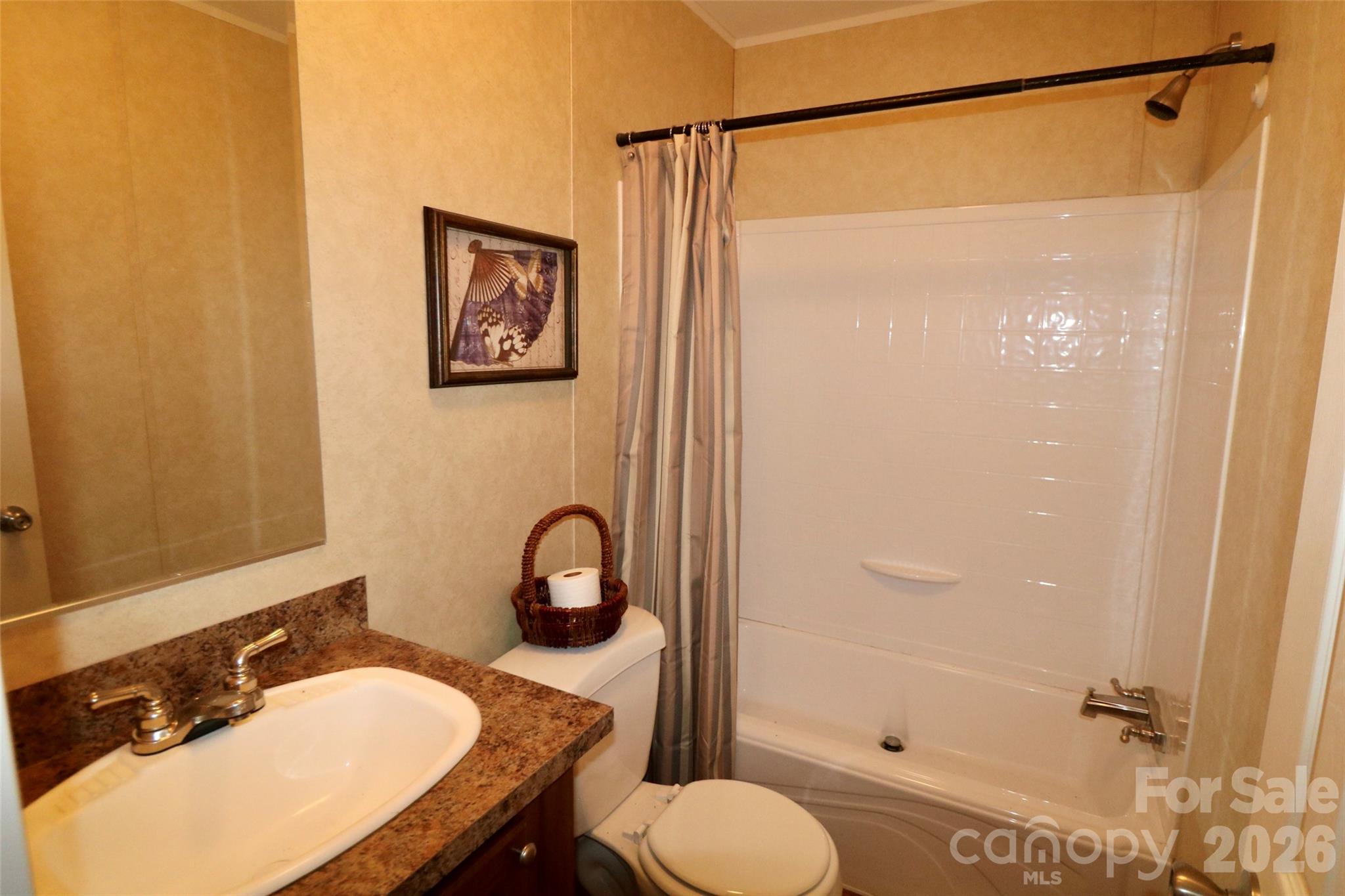 116 Sienna Court Grover, NC 28073 - Photo 14 of 19 a bathroom with a sink toilet and shower